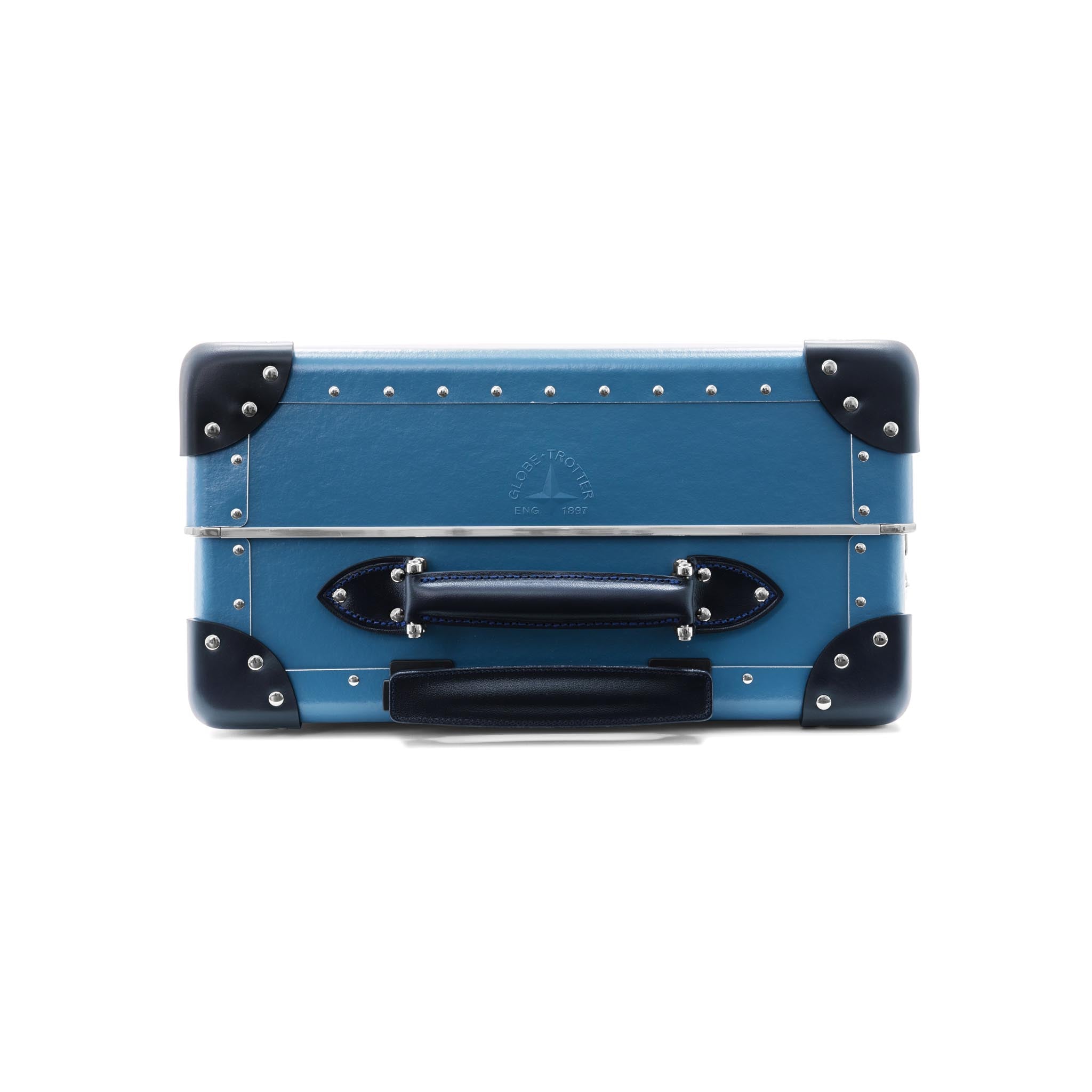 Metropolis · Carry-On - 4 Wheels | Fog Blue/Navy/Chrome