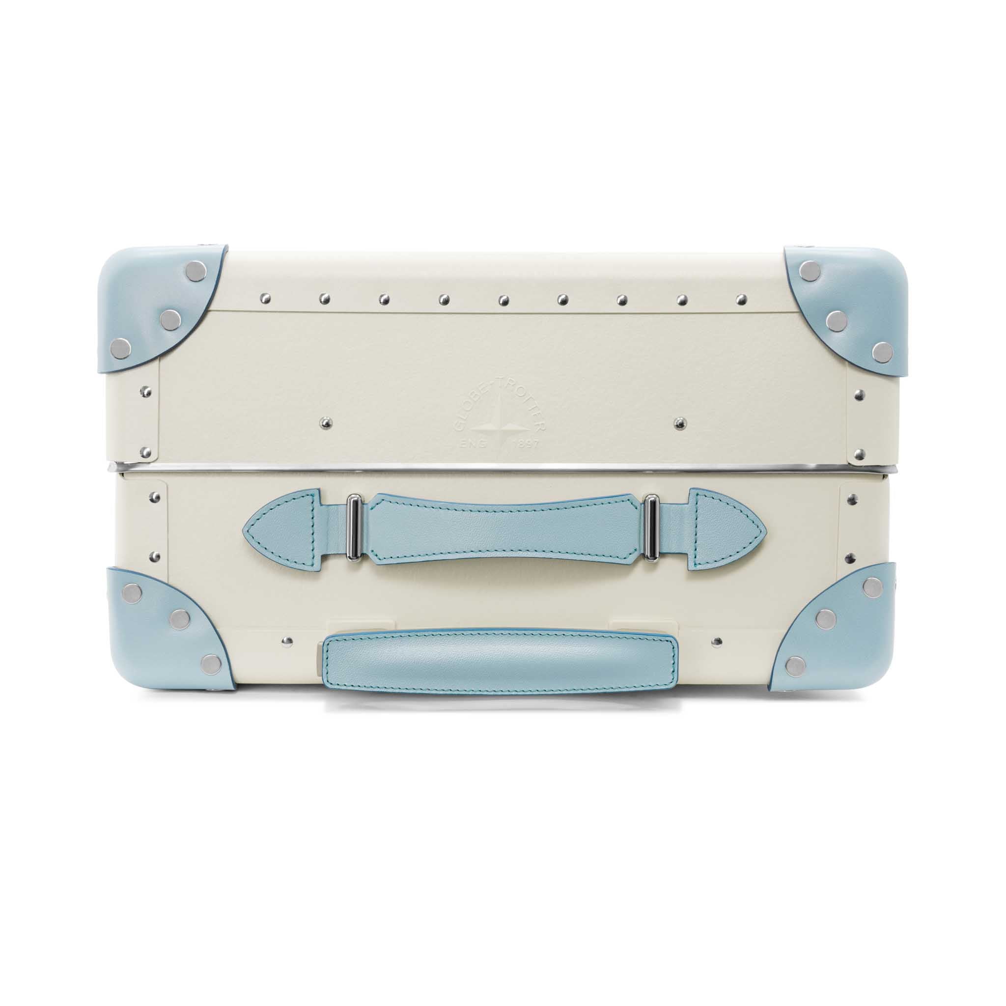 Pop Colour · Carry-On - 4 Wheels | Ivory/Pastel Blue/Chrome