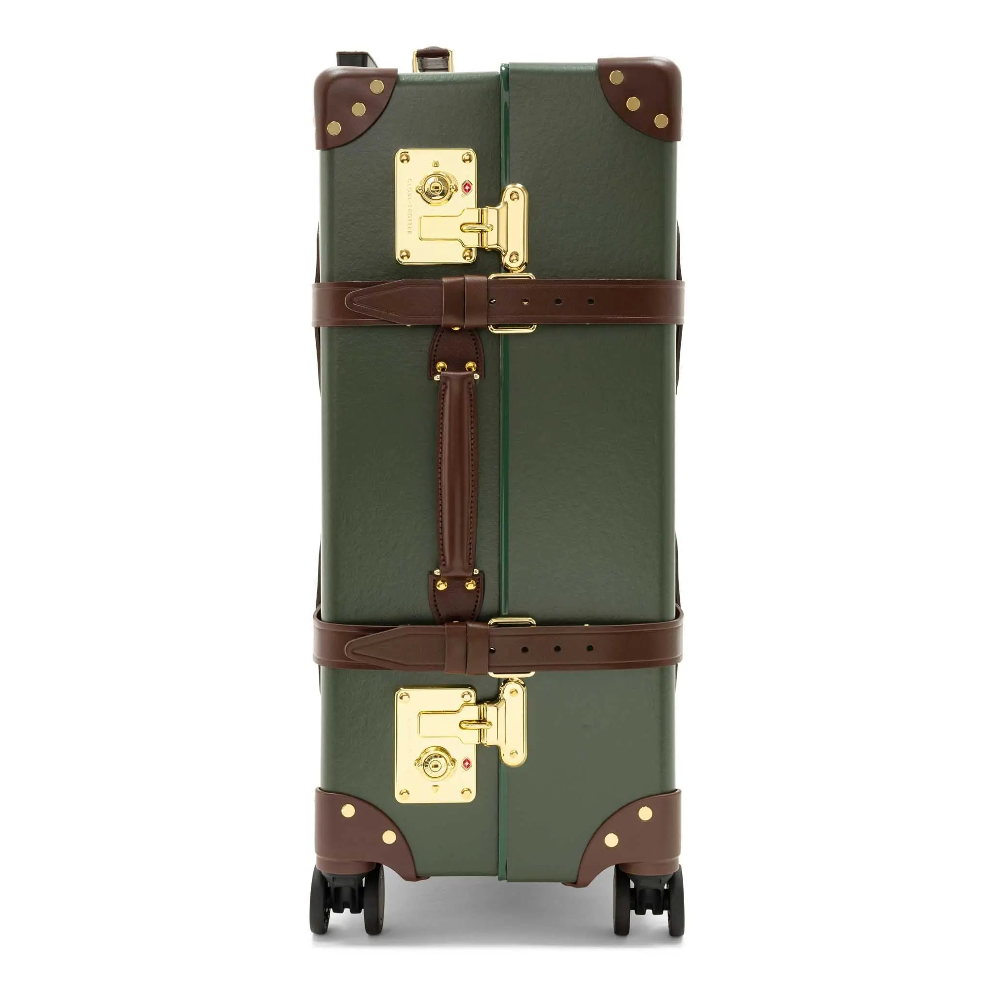 Centenary · Medium Check-In - 4 Wheels | Green/Brown - GLOBE-TROTTER