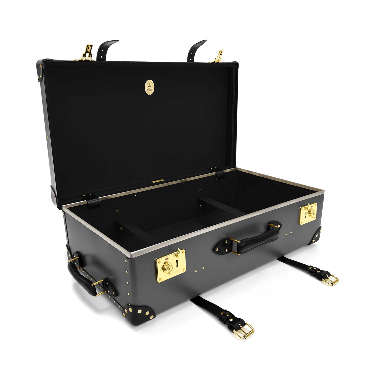 Centenary · Large Suitcase - 2 Wheels | Charcoal/Black/Gold