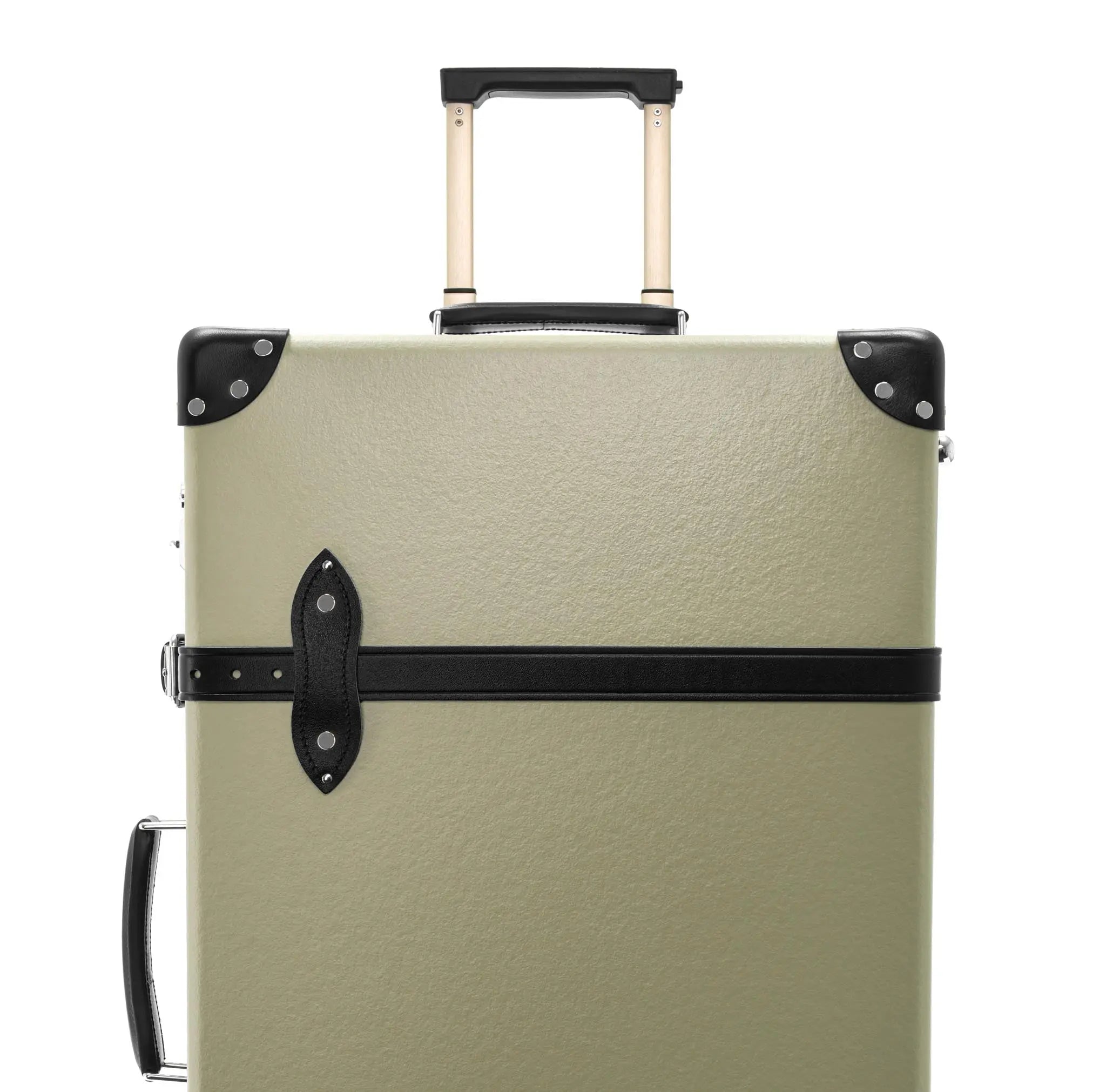 Centenary · Large Check-In - 2 Wheels | Olive/Black/Chrome - GLOBE-TROTTER