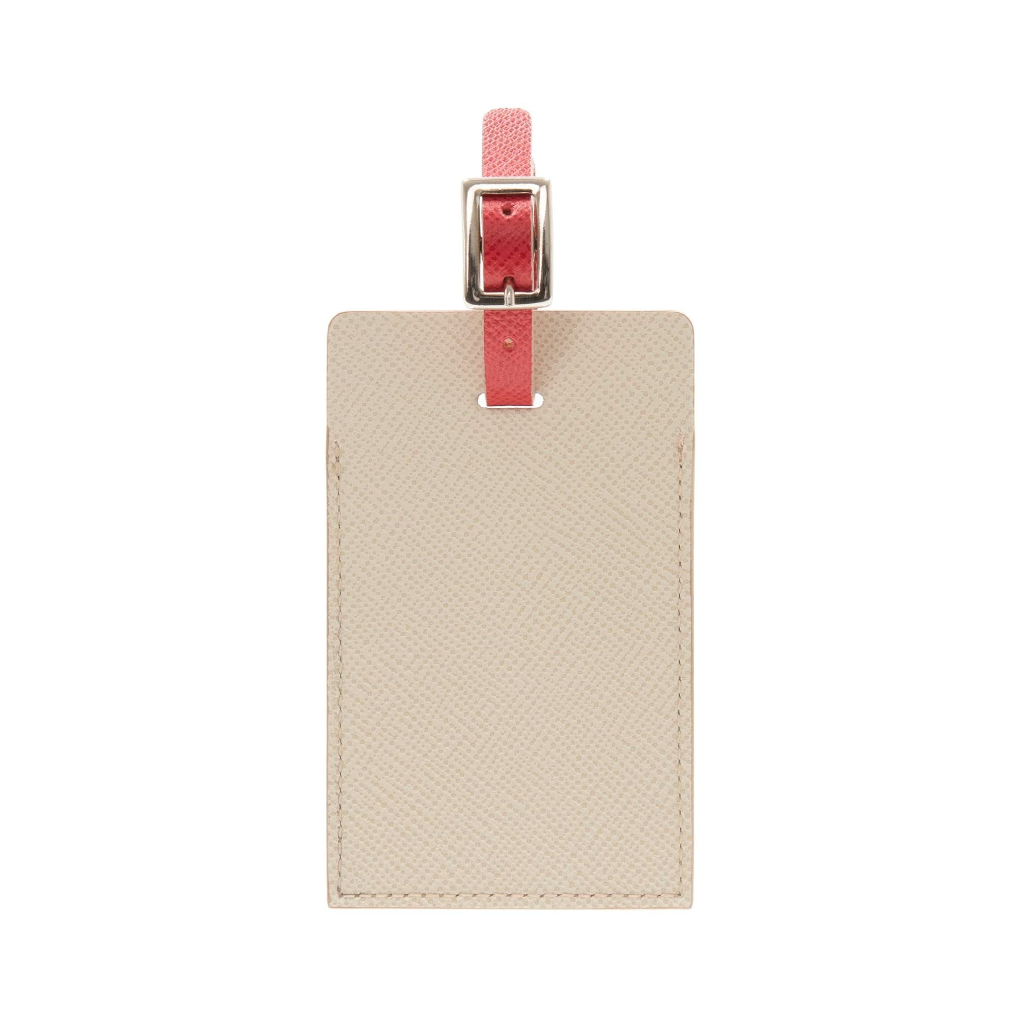 Jet · Luggage Tag | Baby Pink/Ivory/Red/Chrome