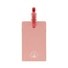 Jet · Luggage Tag | Baby Pink/Ivory/Chrome