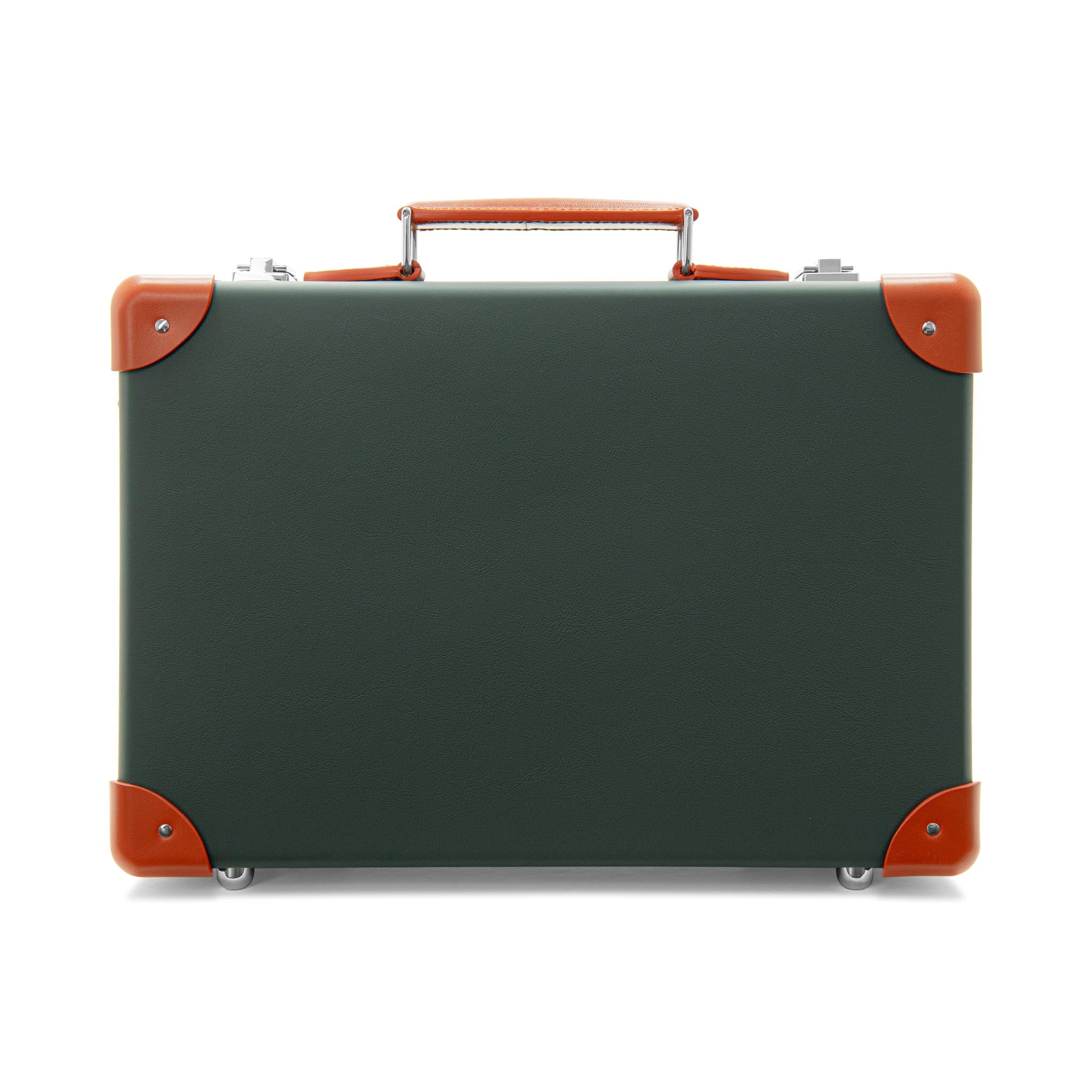 Crafted · Small Attaché | Leaf/Orange/Chrome