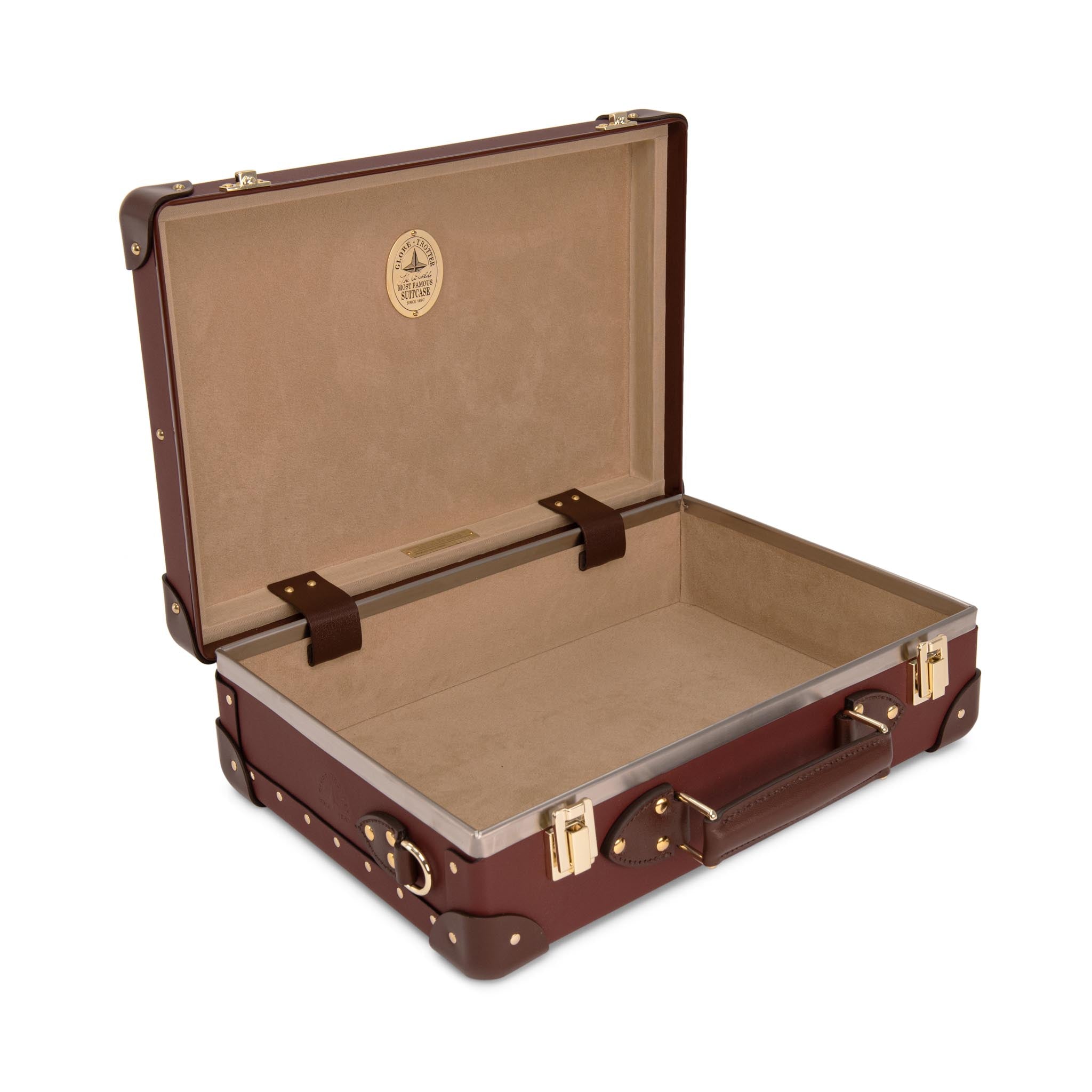 Crafted · Small Attaché | Sherry Red/Brown/Gold