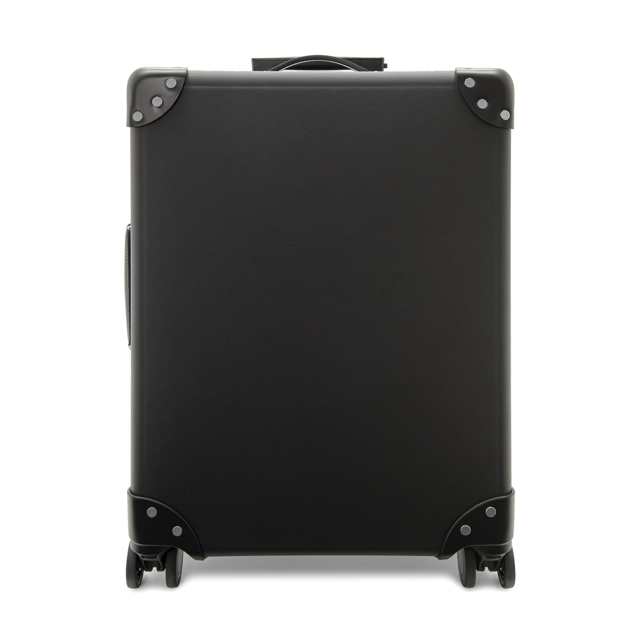 Leather Crafted · Carry-On - 4 Wheels | Black/Black/Chrome