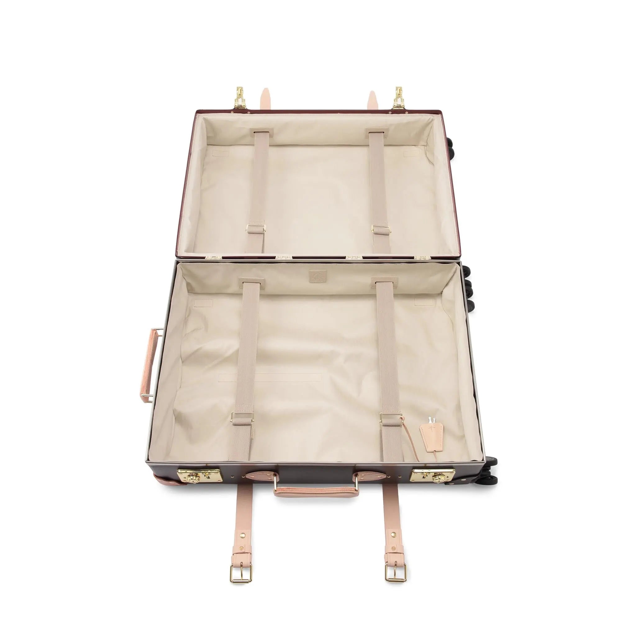 Safari · Large Check-In - 4 Wheels | Brown/Natural - GLOBE-TROTTER