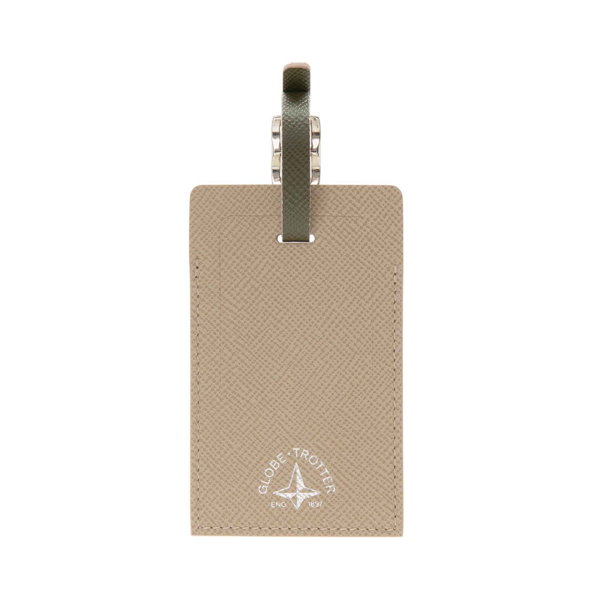 Jet · Luggage Tag | London Stone/Ivory/Dark Green/Chrome