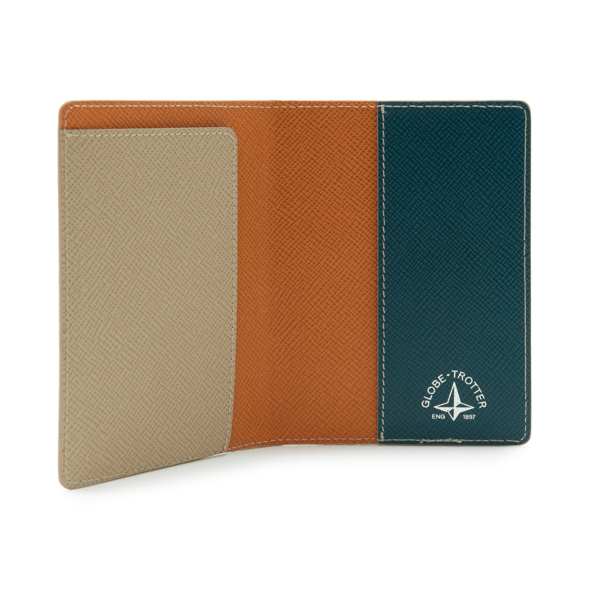 Jet · Passport Holder | Orange/London Stone/Teal