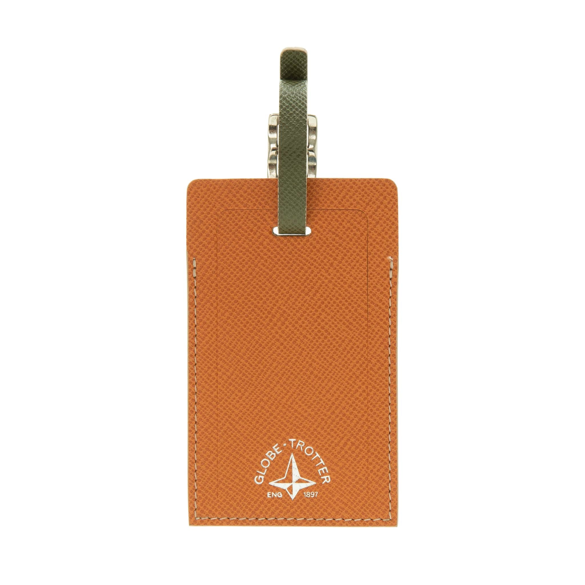 Jet · Luggage Tag | Orange/Teal/Dark Green/Chrome