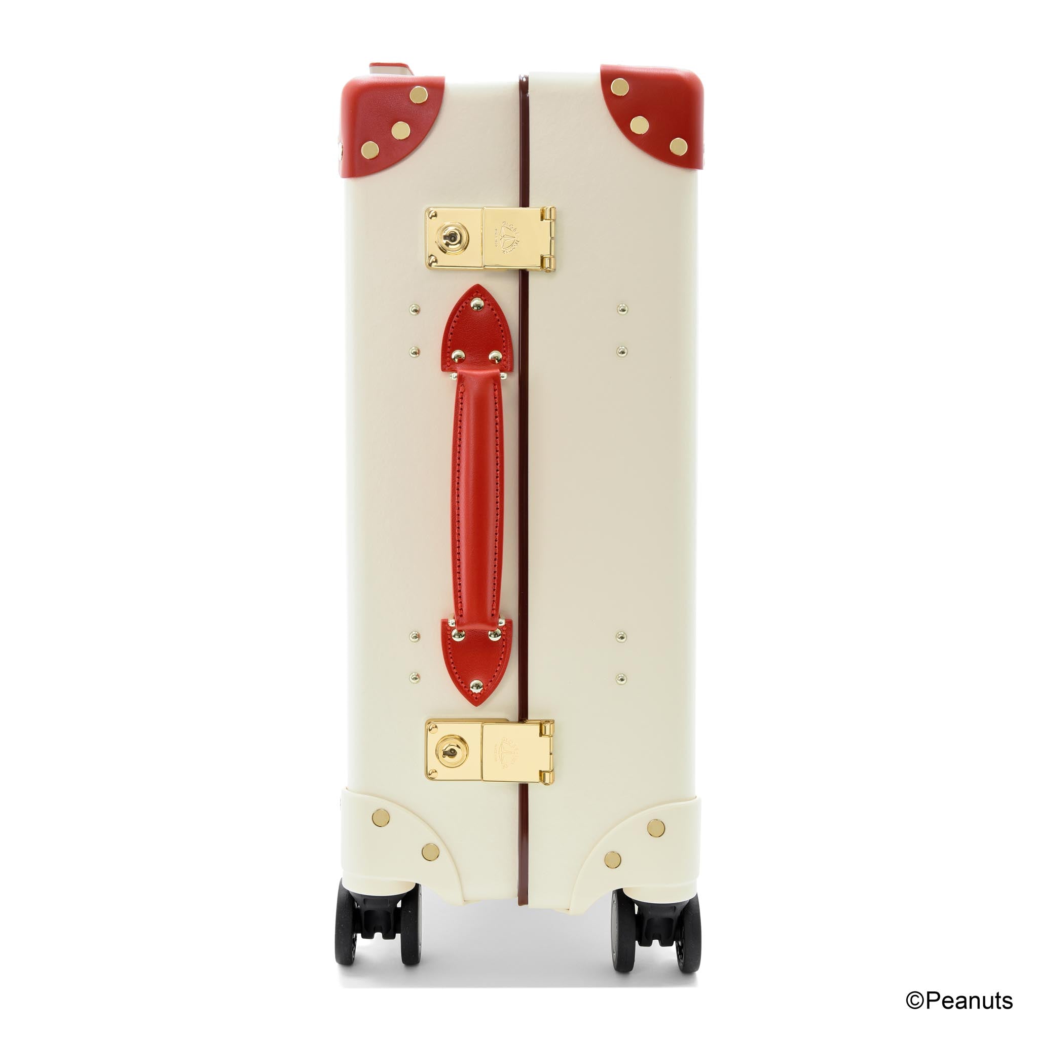 PEANUTS · Carry-On - 4 Wheels | Ivory/Red/Gold