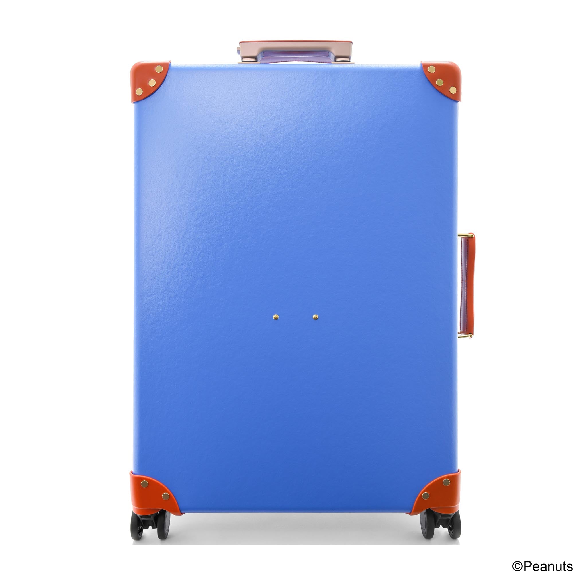 PEANUTS · Large Check-In - 4 Wheels | Royal Blue/Orange/Gold