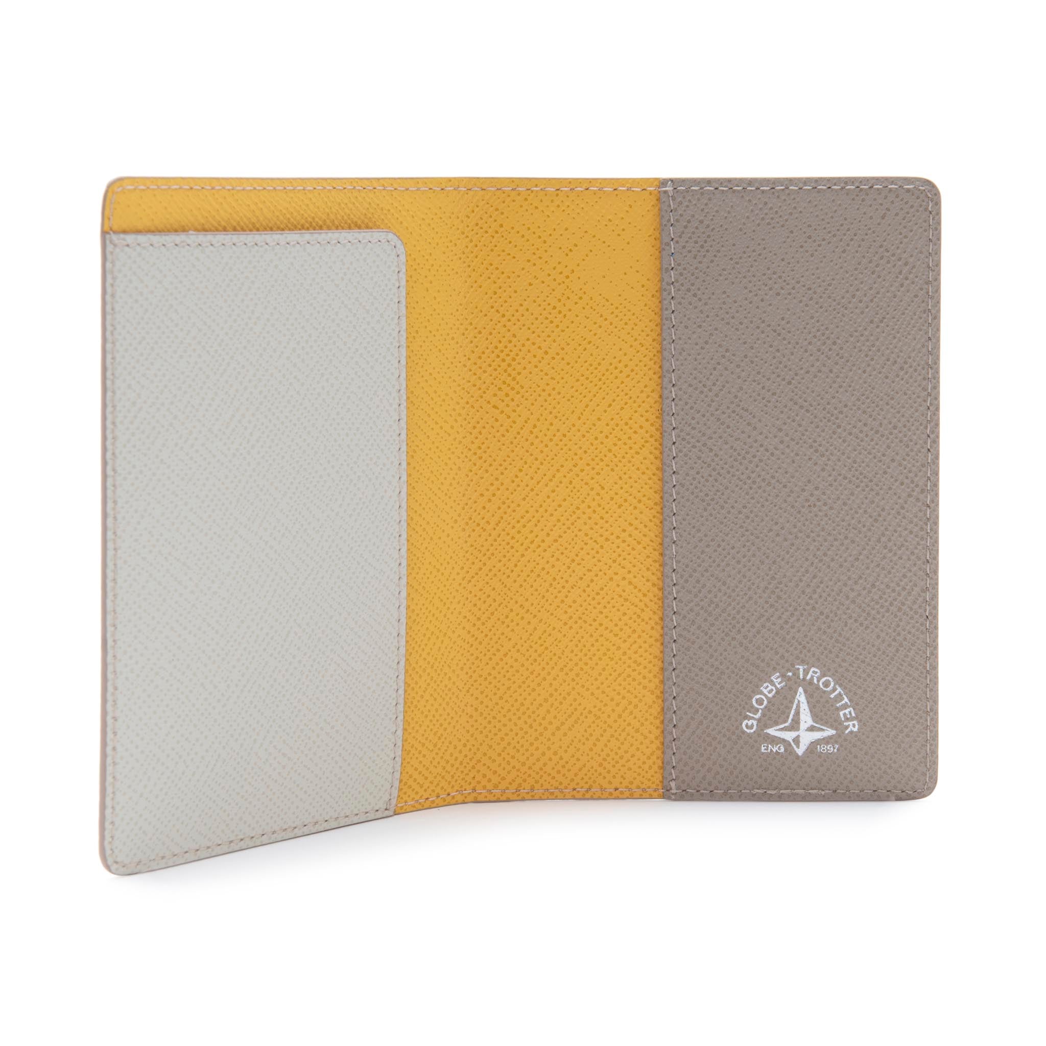 Jet · Passport Holder | Yellow/Ivory/London Stone