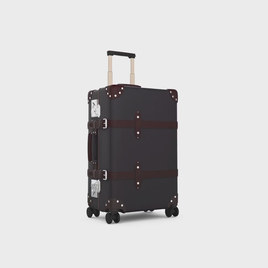 Centenary · Medium Check-In - 4 Wheels | Brown/Burgundy