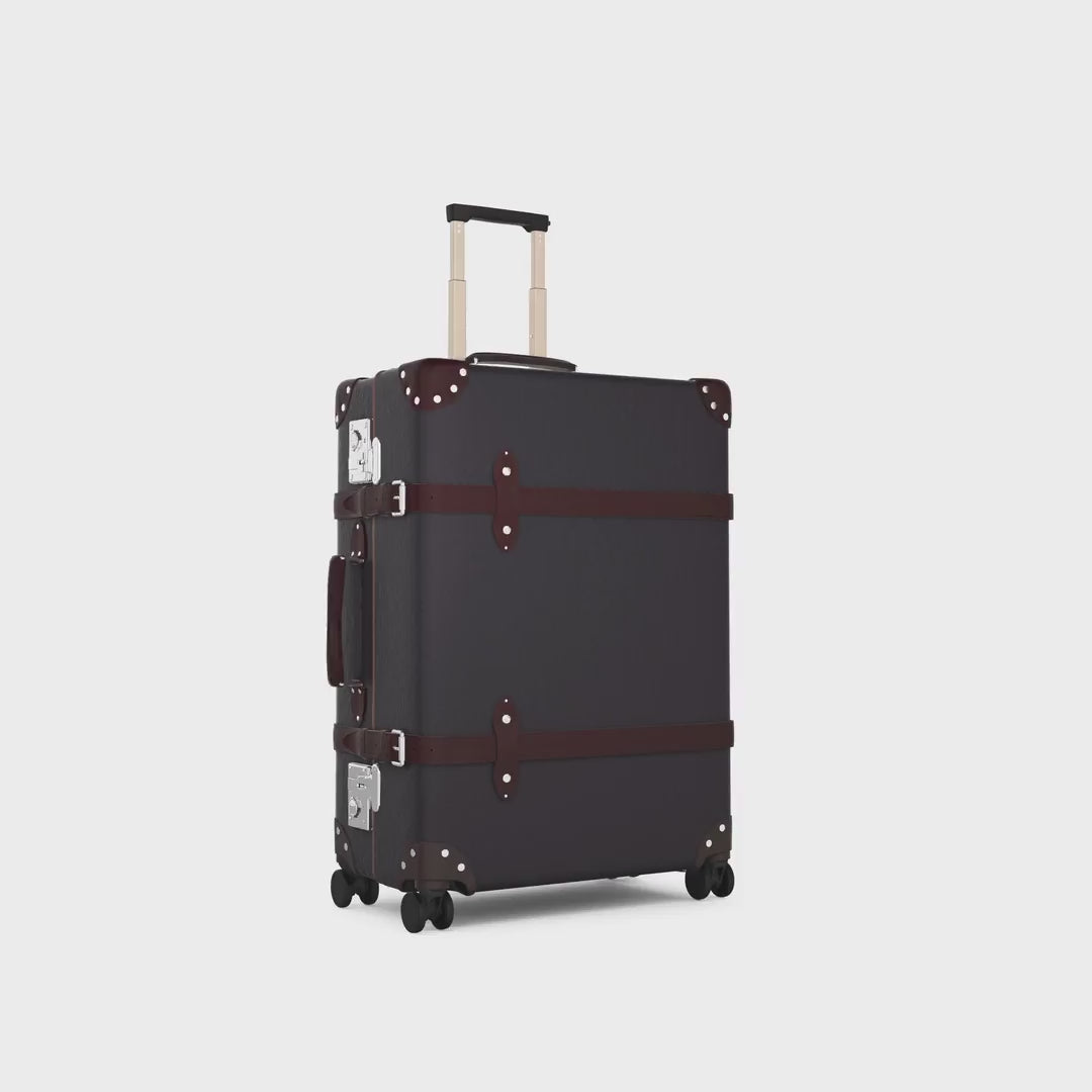 Centenary · Carry-On - 4 Wheels | Brown/Burgundy/Chrome