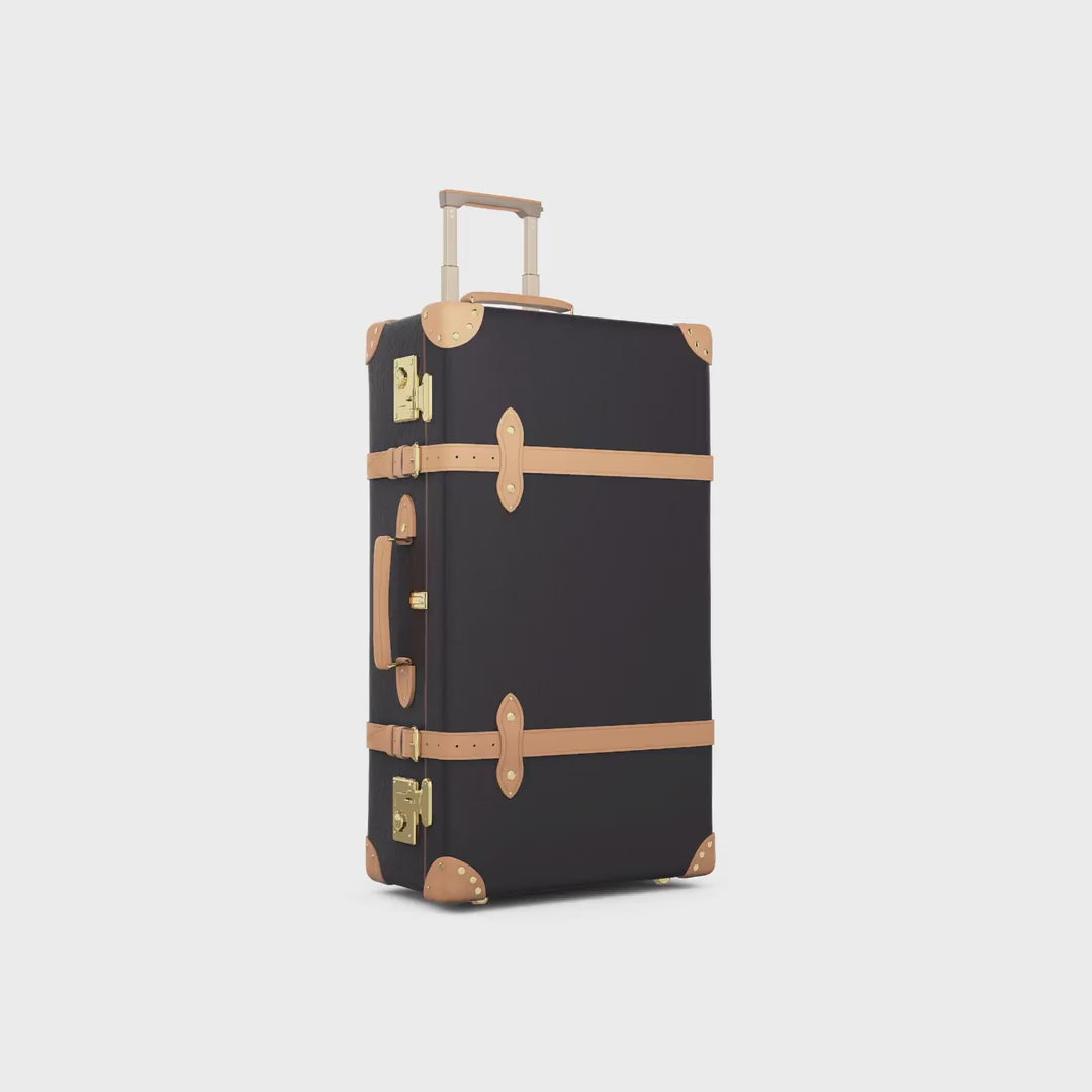 Safari · Large Check-In - 2 Wheels | Brown/Natural