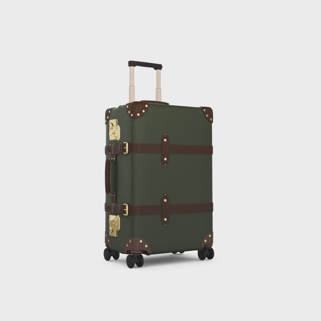 Centenary · Medium Check-In - 4 Wheels | Green/Brown