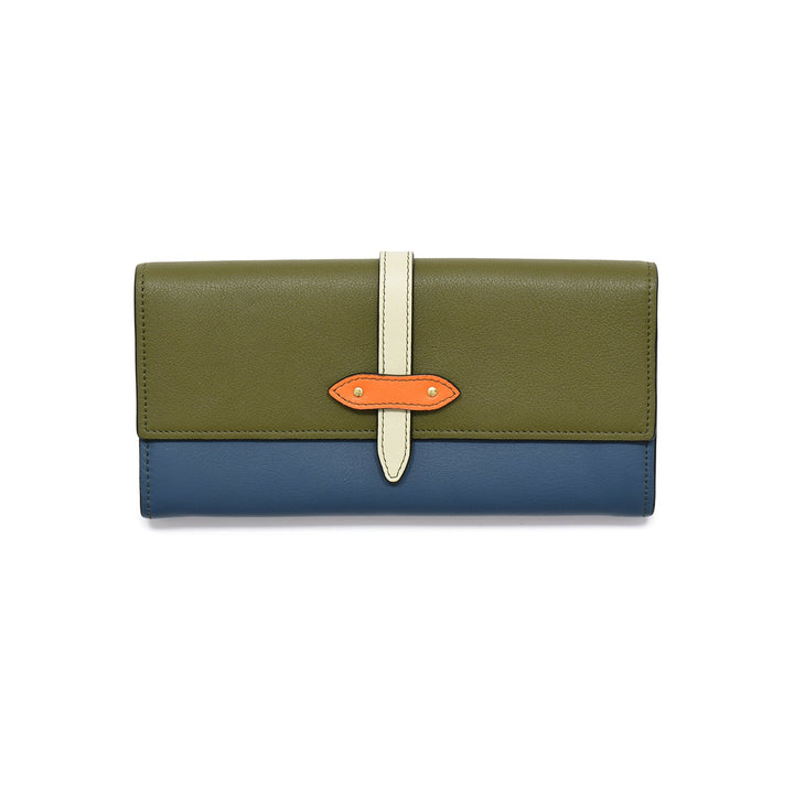 1897 · Flap Over Purse | Multi/Khaki - GLOBE-TROTTER