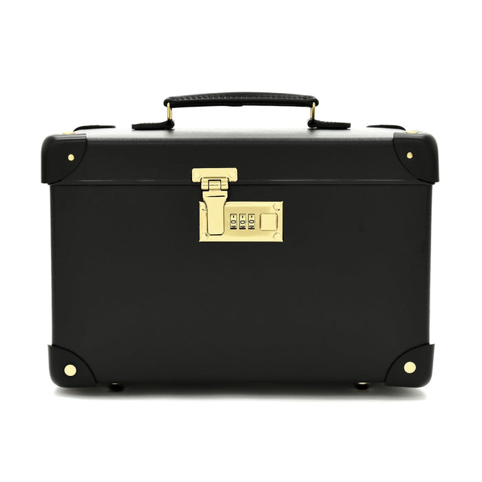 Centenary Vanity Case Black Black Gold Globe Trotter