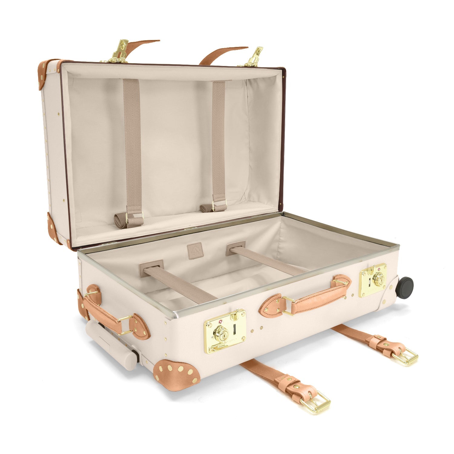 Safari | Medium Check-In - 4 Wheels | Ivory/Natural | Globe-Trotter