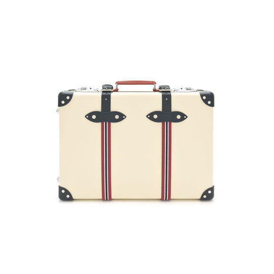 St. Moritz - Carry-On Suitcase | Ivory/Navy | Globe-Trotter